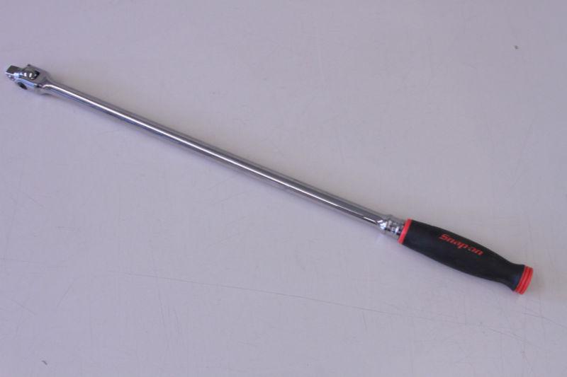 New snap on 1/2" breaker bar red soft grip handle 24 inches long shbb24 - usa