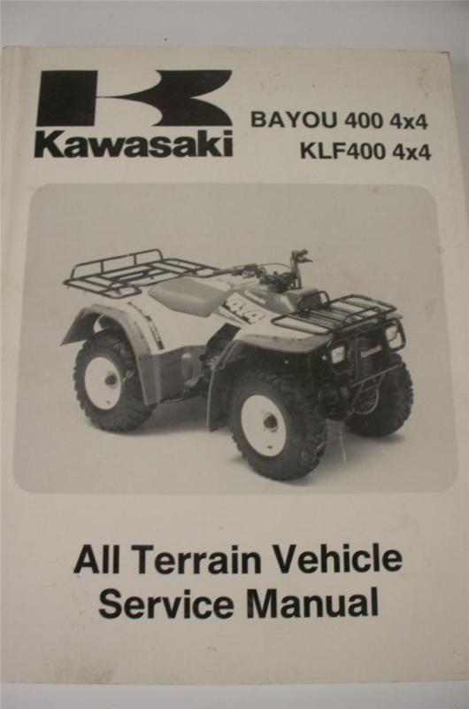 Tc 1993-1995 kawasaki bayou 400 4x4 klf400 4x4 atv service manual