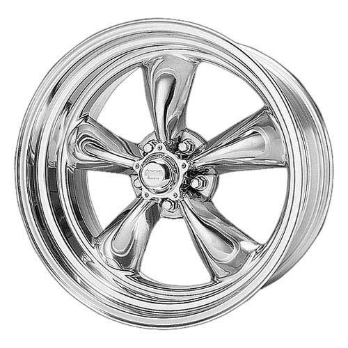 American racing torq thrust ii 15 x 7, 5 x 120.7/4.75 -6 polished (1) wheel/rim