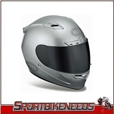 Bell vortex metallic silver helmet size m medium full face street helmet