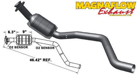 Magnaflow catalytic converter 93210 lincoln ls