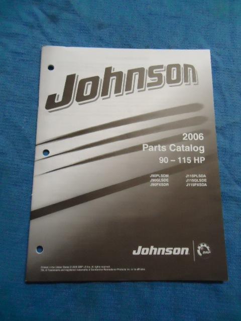 2006 johnson parts catalog- 90-115 hp models 