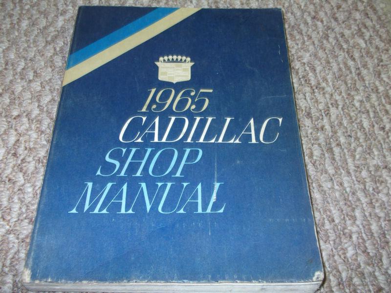 1965 cadillac shop service repair manual factory oem 65 book original