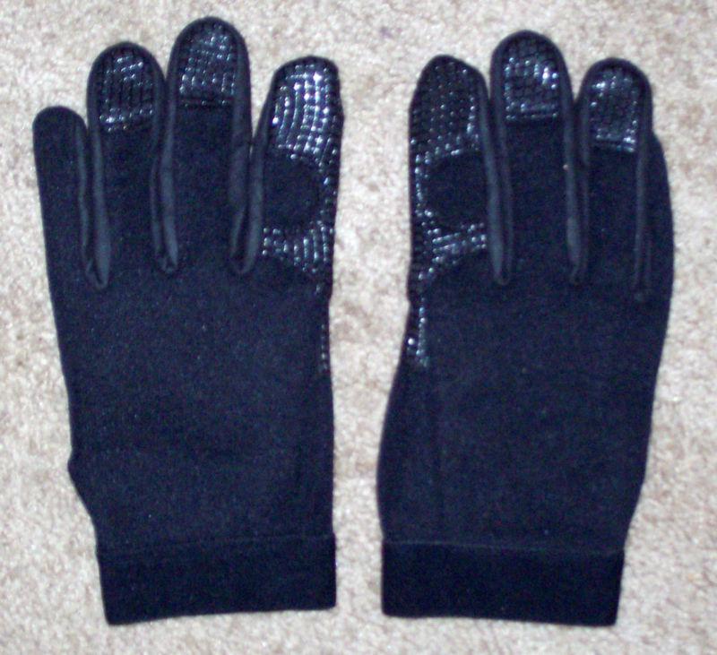 "throttle threads" black riding gloves  size xl   new!