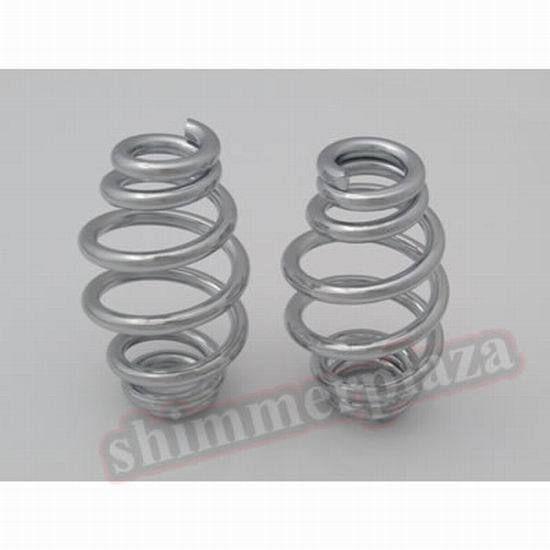 New chrome barrel coiled solo seat springs for harley chopper bobber softail 