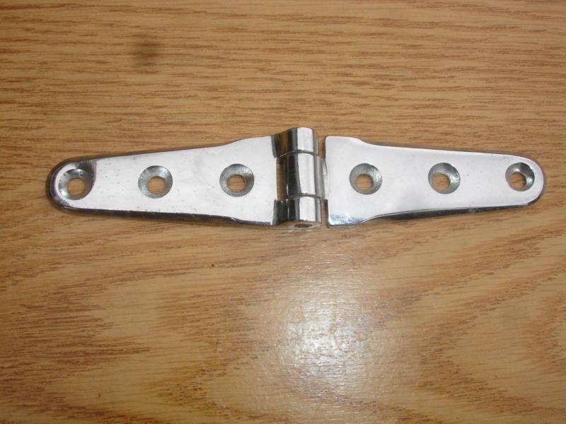 Perko bronze strap hinge 6" boat part replacement one hinge only