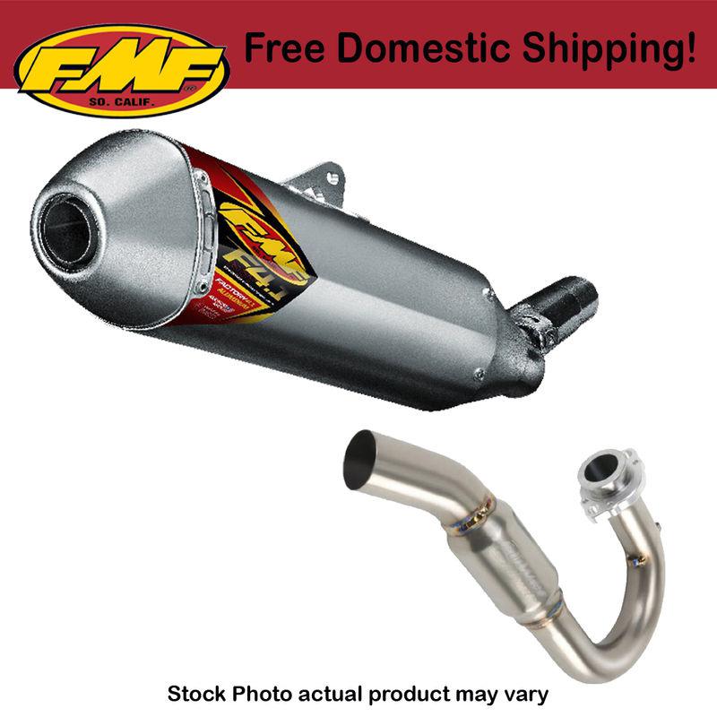 Fmf full exhaust al factory 4.1 muffler & titanium power bomb 2011 ktm 250 xc-f