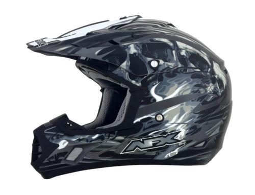 Afx fx-17 inferno mx offroad helmet frost gray multi