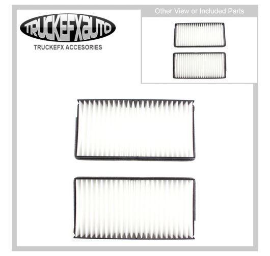 New front cabin air filter set of 2 chevy olds buick terraza 10322538 pair