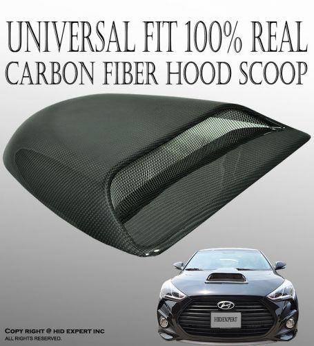 Icbeamer ford front hood scoop sport racing 100% carbon fiber air flow jq7212
