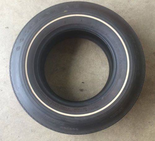 Vintage goodyear polyglas d70-14 whiteline tire ***new***