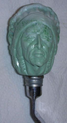 Rare bakelite?? indian head shift knob indian chief scout dispatch beer tap?