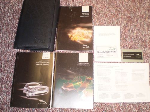 2005 jaguar x type car owners manual books guide case all models