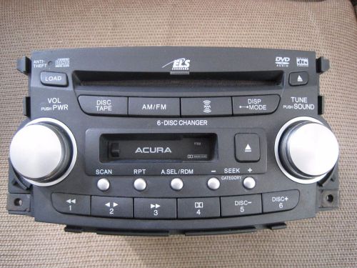 Acura tl oem cd player radio 04-06 w/navigation only