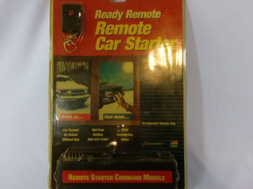 Remote car starter kit w/ command module &amp; remote automatic vehicles ready