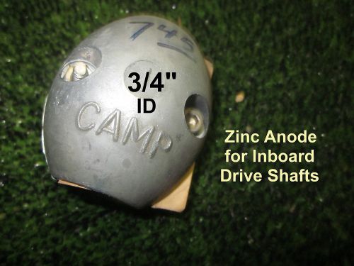 Zink anode 3/4&#034; id for inboard drive shafts