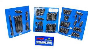 Arp engine/accessory fastener kit 12 pt black oxide big block ford p/n 555-9701
