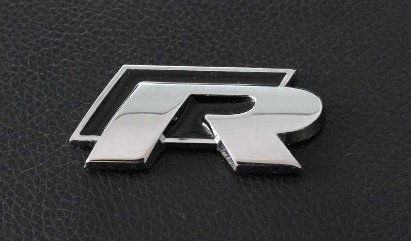Chrome emblem r line r-line trunk  badge fit for vw golf jetta passat volkswagen