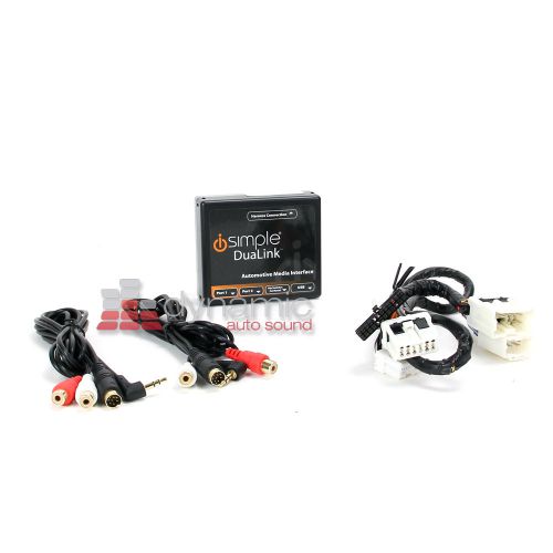Isimple gateway isni531 fits nissan dual aux. audio input interface wire harness