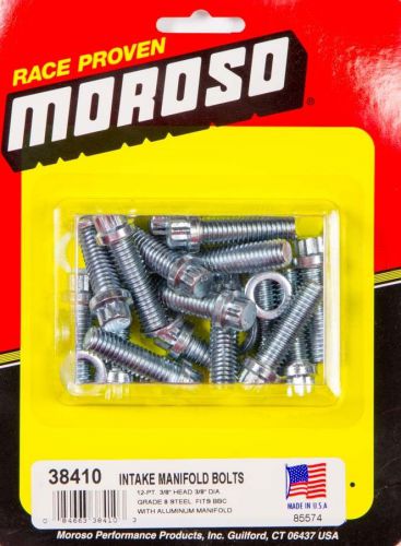 Moroso intake manifold bolt kit big block chevy p/n 38410