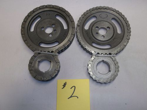 2 sbc double roller timing chain 3-pc sets   cloyes/comp/trw nascar/imca 2