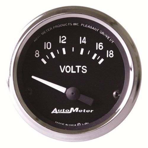Auto meter 201009 cobra; electric voltmeter gauge