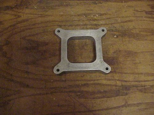 Aluminum 1&#034; thick holley carburetor spacer mh56