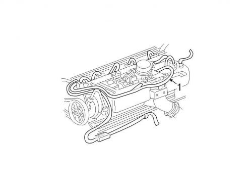 Chrysler oem jeep engine wiring harness 56044505ae image 1