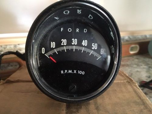Nos ford and mustang rally pac tach 6000 rpm v8