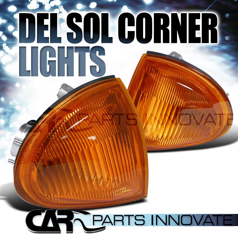 1993-1997 honda del sol jdm amber lens corner lights signal lamp