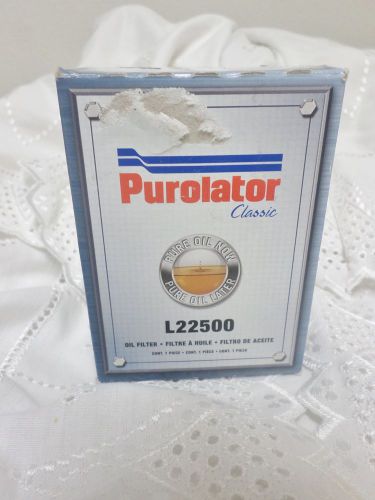 Engine automobile oil filter purolator classic l22500 made in the usa