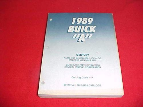 1989 original buick century a nos parts book catalog manual 89 oem factory