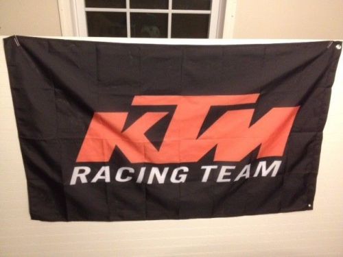 New large 3&#039;x5&#039; ktm racing flag man cave free shipping motocross