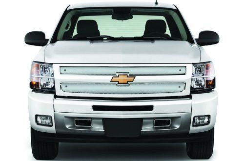 Chevrolet silverado 1500 2007 - 2013 cold front winter grille cover solid steel
