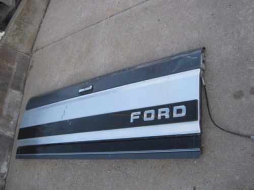 Vintage used ford black grey and chrome tailgate