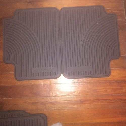 Used 2001-2007 ford escape grey all weather floor mats - o.e.m - good shape