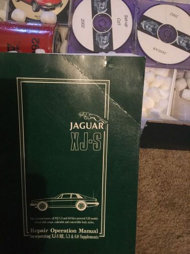 1990 jaguar xjs repair manual plus cd manual fog light antenna oil filters lot