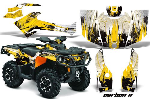 Can am amr racing graphics sticker kits atv canam outlander sst decals 2012 cx y