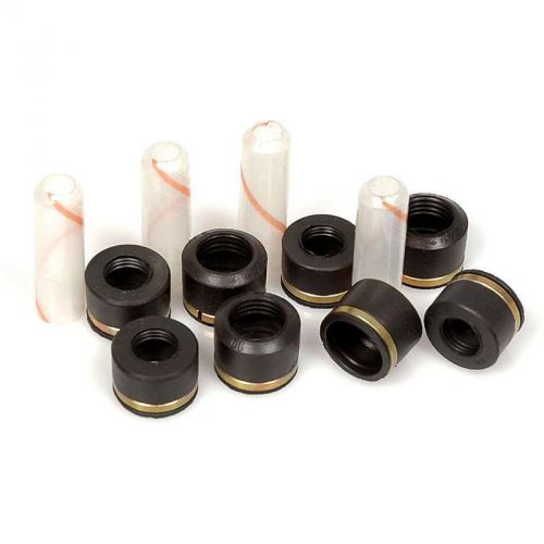 Mercedes® oem engine valve stem seal set kit,8 rubber seals,(2 kits per engine),