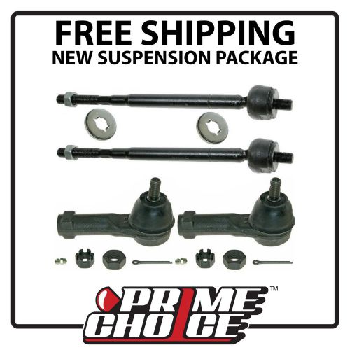 4 piece steering set of inner and outer tie rod ends for a honda odyssey