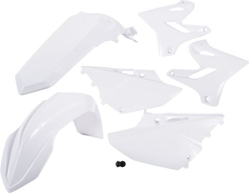 Acerbis plastic kit white fits: yamaha yz125,yz250