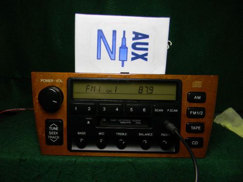 00 01 lexus es300 tape cassette radio aux mp3 ipod input 86120-33370