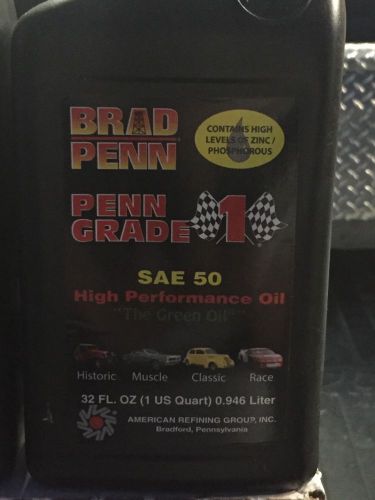 Brad penn grade 1 sae 50w high performance racing oil