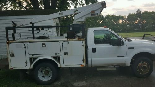 Utility box off f450 with crane old charter truck