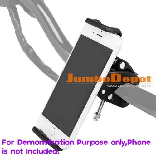 Black motorcycle handlebar clamp phone gps pda mount holder for iphone 6/6s/se