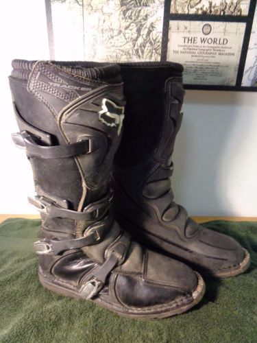 Fox racing tracker motocross boots mens size 10