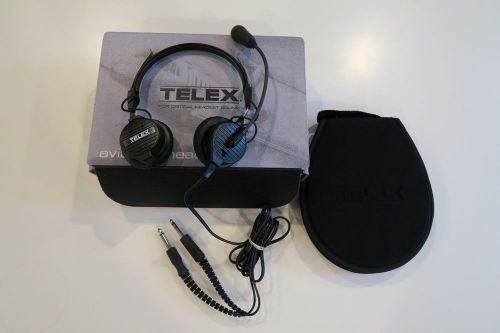 Telex airman 850 anr headset (original box and zippered carrying case)