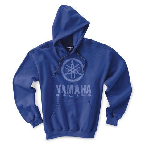 Yamaha racing timeless pullover hoody blue medium