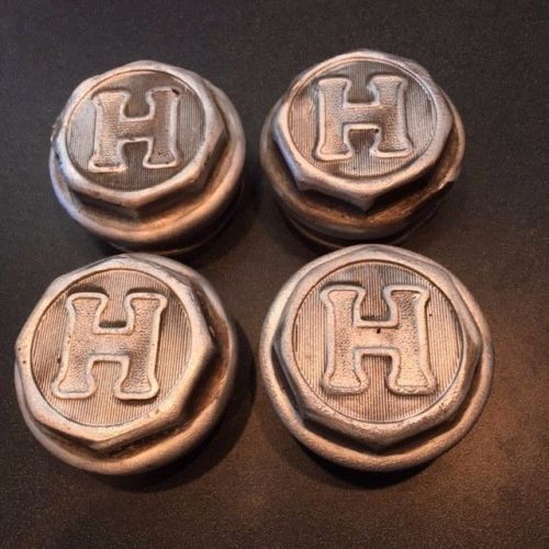 Vintage hupmobile grease cap/hub cover - set of 4
