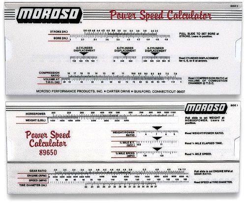 New moroso 89650 power speed calculator free shipping